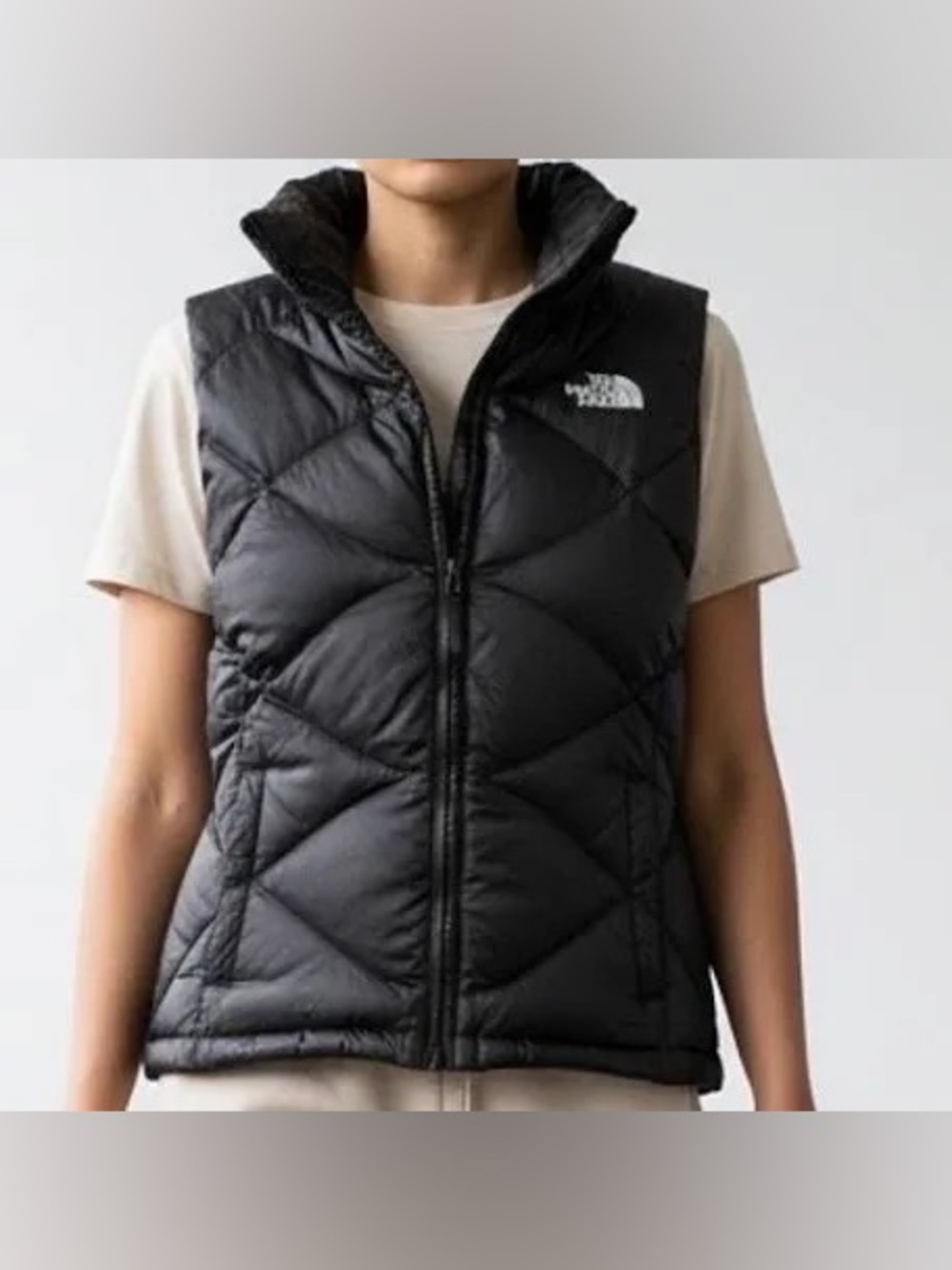 The North Face Women’s Black Aconcagua Shiny 550 Down Puffer Vest Size: XS